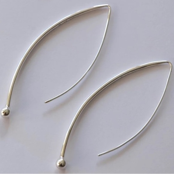 Silpada .925 Rare Vintage Sterling Silver Classy Earrings 3.75”L, 1”W - Picture 3 of 10